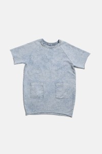 Sukienka 410 POCKET DRESS ACID light blue