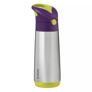 Stalowy bidon termiczny ze słomką 500 ml PASSION SPLASH ( nowy WIĘKSZY model ) | b.box