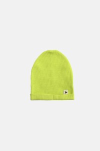 Czapka 712 RIBBING BEANIE neon yellow (wiosna/lato) BEZ SKRZYDEŁ