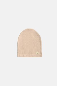 Czapka 710 RIBBING BEANIE beige (wiosna/lato) BEZ SKRZYDEŁ