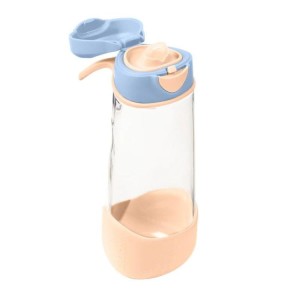 Butelka tritanowa sportowa - bidon Z USTNIKIEM 600 ml FEELING PEACHY ( nowy WIĘKSZY model ) | b.box