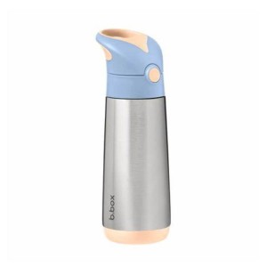 Stalowy bidon termiczny ze słomką 500 ml FEELING PEACHY ( nowy WIĘKSZY model ) | b.box