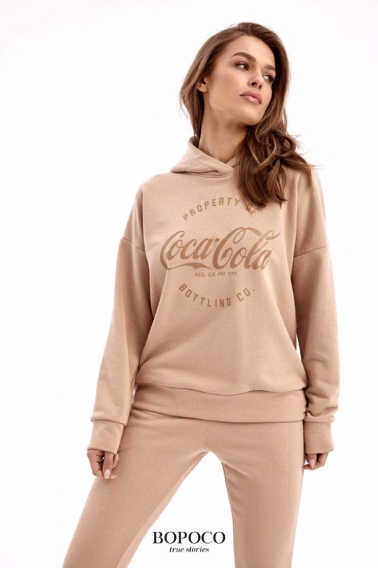 bopoco-BLUZA Z KAPTUREM COCA COLA BEŻOWA 1-polkabubu-1.jpg