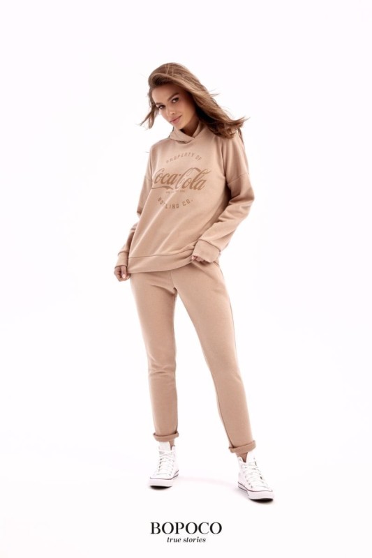 bopoco-BLUZA Z KAPTUREM COCA COLA BEŻOWA 2-polkabubu-2.jpg