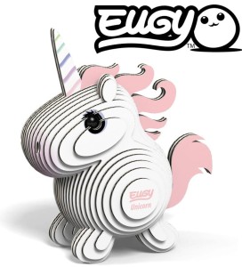 Eko Układanka 3D Jednorożec Różowy 6 lat+ Eugy EG_014
