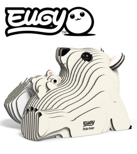 Eko Układanka 3D Niedźwiedź Polarny 6 lat+ Eugy EG_052
