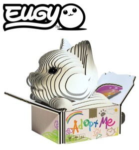 Eko Układanka 3D Kotek Syjamski Mocha 6 lat+ Eugy EG_088