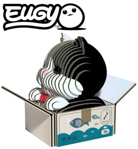 Eko Układanka 3D Kotek Tuxedo 6 lat+ Eugy EG_089