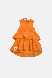 Sukienka 408 WAVE DRESS ORANGE orange