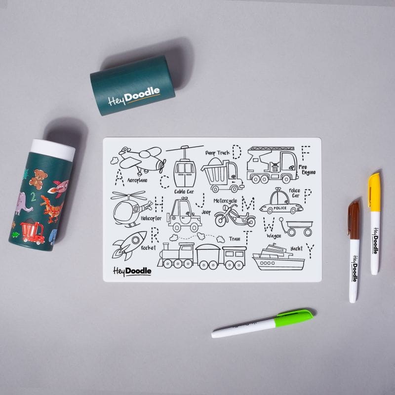 HeyDoodle-silikonowa-mata-a4-pojazdy-polkabubu-1.jpg