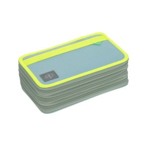 Piórnik potrójny z wyposażeniem Unique Blue - Neon - Yellow | Lassig