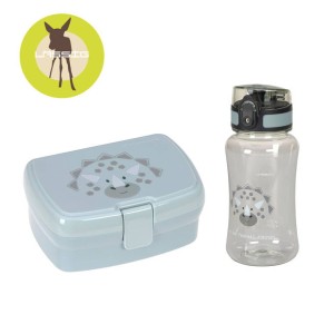Zestaw na lunch Lunchbox + Tritanowa butelka - bidon 460 ml About Friends Dinozaur | Lassig