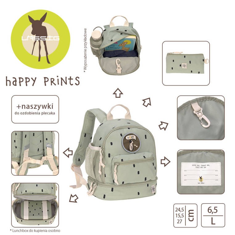 Lassig-Plecak-mini-Happy-Prints-oliwkowy-polkabubu-2.jpg
