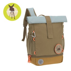 Plecak mini rolltop Nature oliwkowy | Lassig