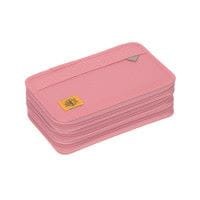 Piórnik potrójny z wyposażeniem Unique Pink | Lassig