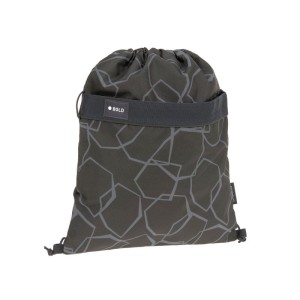 Torba sznurkowa Worek szkolny Bold Edges grey | Lassig
