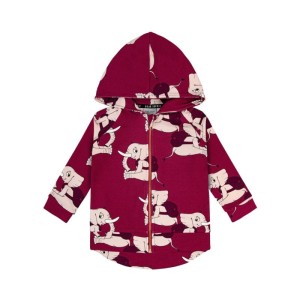 Bluza z kapturem SŁONIK BORDO - ELLIE DARK RED / HOODIE