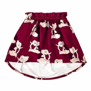 Spódnica Midi SŁONIK BORDO - ELLIE DARK RED / MIDI SKIRT
