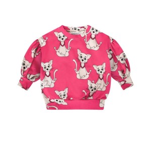 Bluza bufiasta JOGINEK RÓŻ - YOGICAT PINK / PUFF SWEATSHIRT