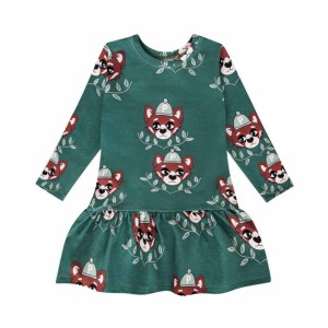 Sukienka PANDA ZIELONA - PANDA GREEN / DRESS