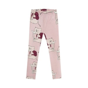 Legginsy prążek SŁONIK RÓŻ - ELLIE PINK / RIB LEGGINGS