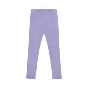 Legginsy prążek BASIC - VIOLET / RIB LEGGINGS