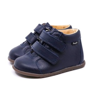 Trzewik BABY blu barefoot | Mrugała