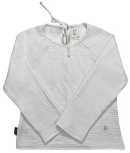 Bluzka 112-23 MUSLIN BLOUSE - InCommon / WHITE - GOTS