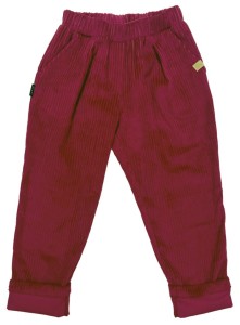 Spodnie 133-23 CORDUROY PANTS / BURGUNDY - 100% CO