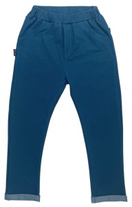 Spodnie 181-23 TROUSERS JEANS / DARK CYAN