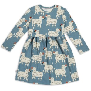 Sukienka DOGS ON TEMPEST BLUE CLASSIC DRESS