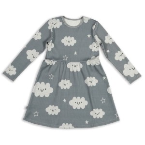 Sukienka prążek CLOUDS RIBBED CLASSIC DRESS