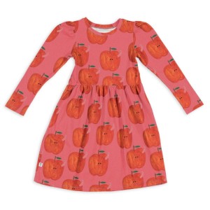 Sukienka APPLE ON PINK PUFF DRESS