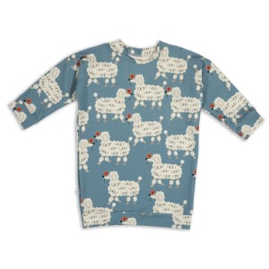 Tunika DOGS ON TEMPEST BLUE OVERSIZE DRESS