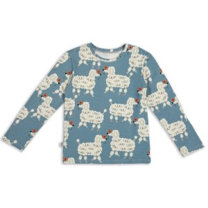 Bluzka DOGS ON TEMPEST BLUE LONGSLEEVE