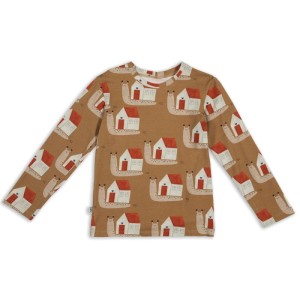 Bluzka SNAILS ON CARAMEL LONGSLEEVE