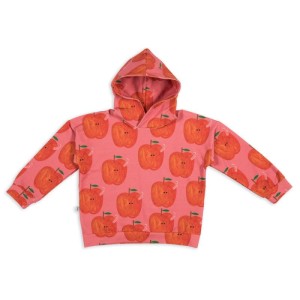 Bluza z kapturem APPLE ON PINK HOODIE