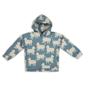 Bluza z kapturem DOGS ON TEMPEST BLUE HOODIE