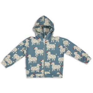 Bluza na zamek z kapturem DOGS ON TEMPEST BLUE ZIP HOODIE