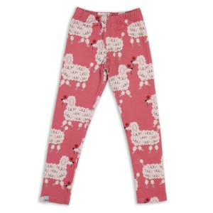Legginsy DOGS ON PINK LEGGINGS
