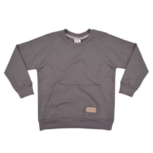 Bluza sweatshirt POCKET grey