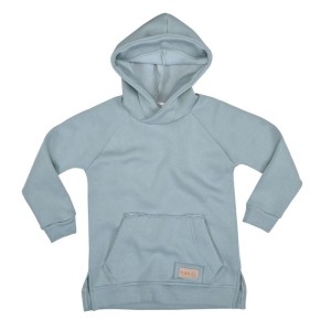 Bluza ocieplana hoodie POCKET baby blue (mama&dziecko)