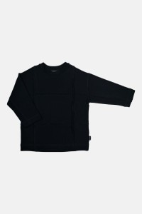 Bluzka REVERSED BLACK LONGSLEEVE