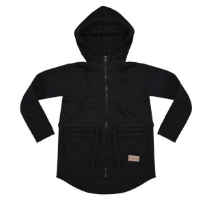 Bluza ocieplana ZIP HOODIE COAT black (mama&dziecko)