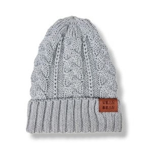 Czapka MERINO light gray (jasnoszary) WARKOCZYK z metką WEARBEAR