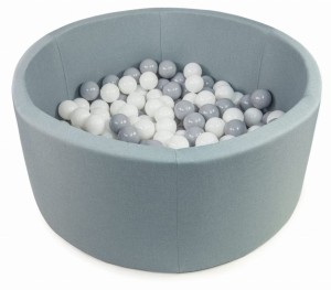 Basen okrągły BRUDNA MIĘTA koło śr. 90 cm wys. 40 cm + 200 piłek