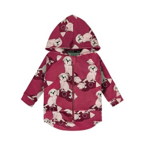 Bluza z kapturem KOSMOPIES BORDO - COSMODOG DARK RED / HOODIE