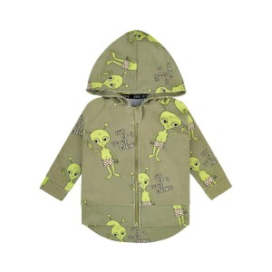 Bluza z kapturem KOSMITA KHAKI - ALIEN OLIVE / HOODIE