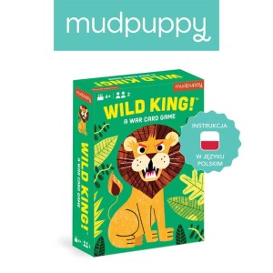 Mudpuppy 4 lata+ Gra karciana Wild King!