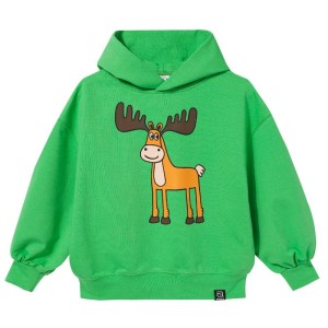 Bluza z kapturem Oversized Hoodie GREEN MOOSE
